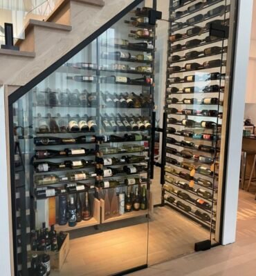 glass wine cellar